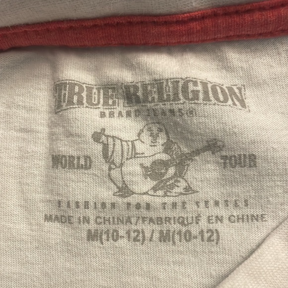 True religion t shirt size 10-12 M - Picture 3 of 4